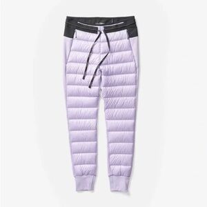 Share  NWT Holden Outerwear Down Hybrid Jogger Puffer Pants in Lavender Size S
